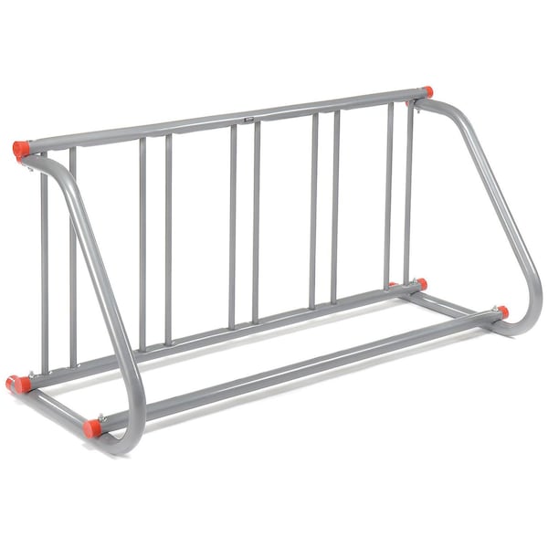 Global Industrial 61-5/8L Grid Bike Rack, Single Sided, Powder Coated Steel, 5-Bike Capacity 652770 - main